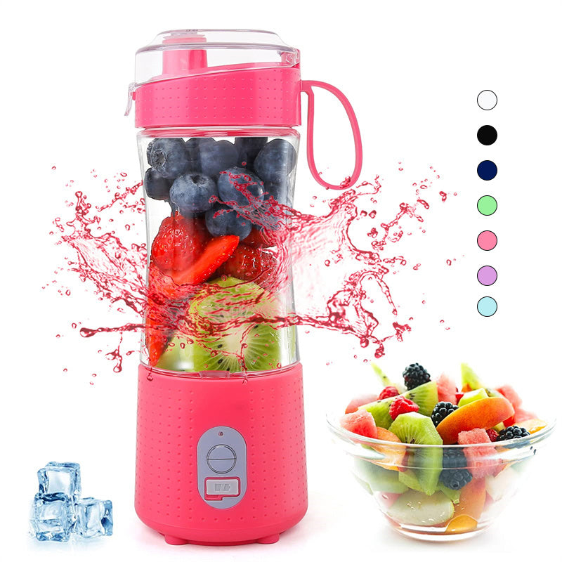 Portable Blender For Shakes And Smoothies Personal Size Single Serve Travel Fruit Juicer Mixer Cup With Rechargeable USB THRU7