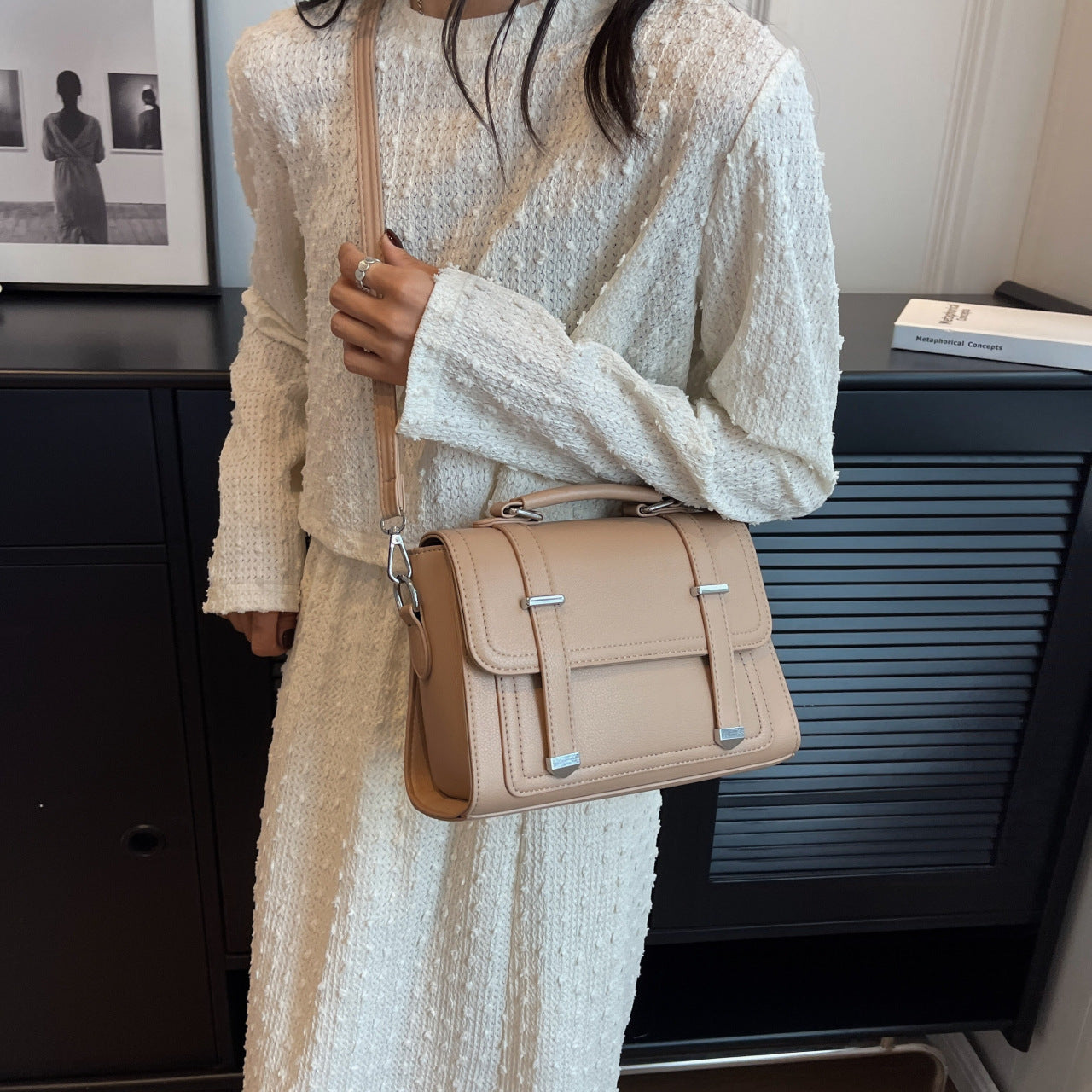 Stylish Minimalist Versatile Crossbody Shoulder Bag For Women THRU7