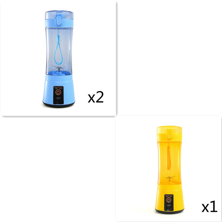 Portable Electric Fruit Juicer Wireless USB Rechargeable Mini Mixer Multifunction Summer Smoothie Blender Machine Kitchen Supplies THRU7