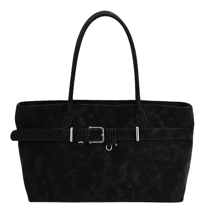 Retro Shoulder Bag Simple And Versatile Fashion Handbag THRU7