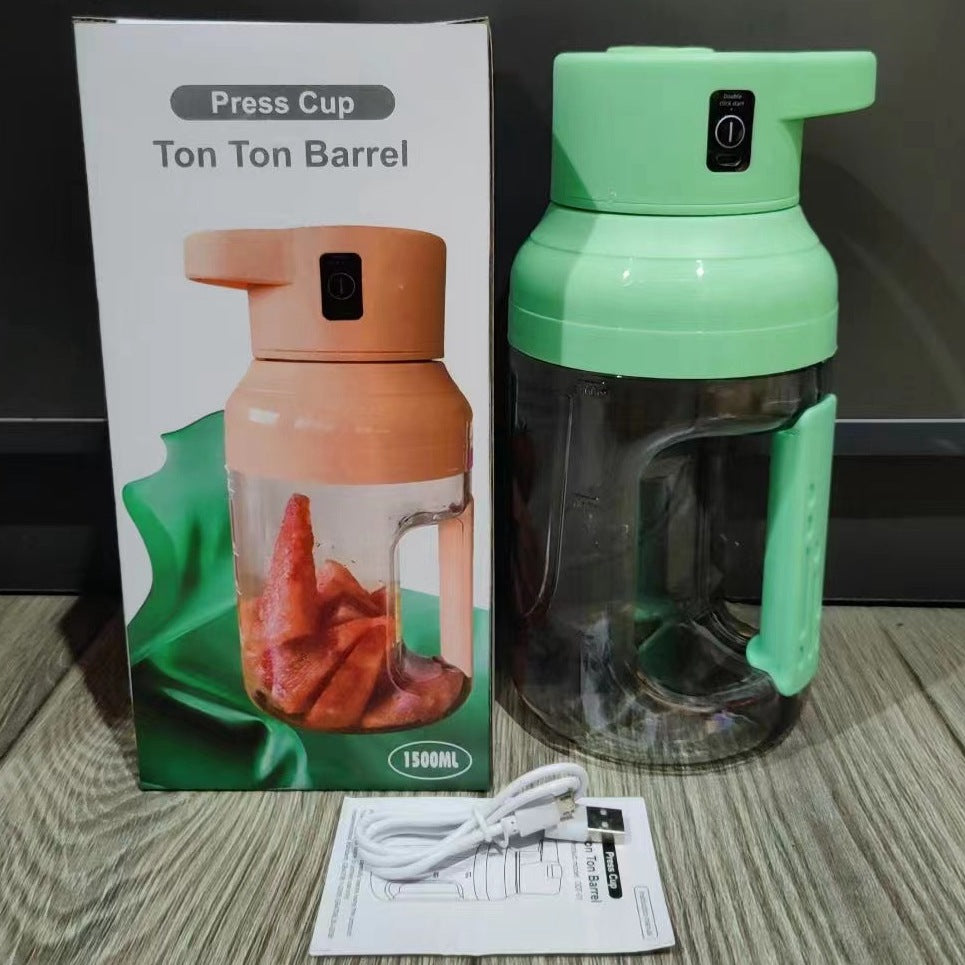 New Arrival Summer Electric Juicer Portable Large Capacity 1500ml Juice USB Rechargeable Electric Portable Blender Kitchen Gadgets THRU7