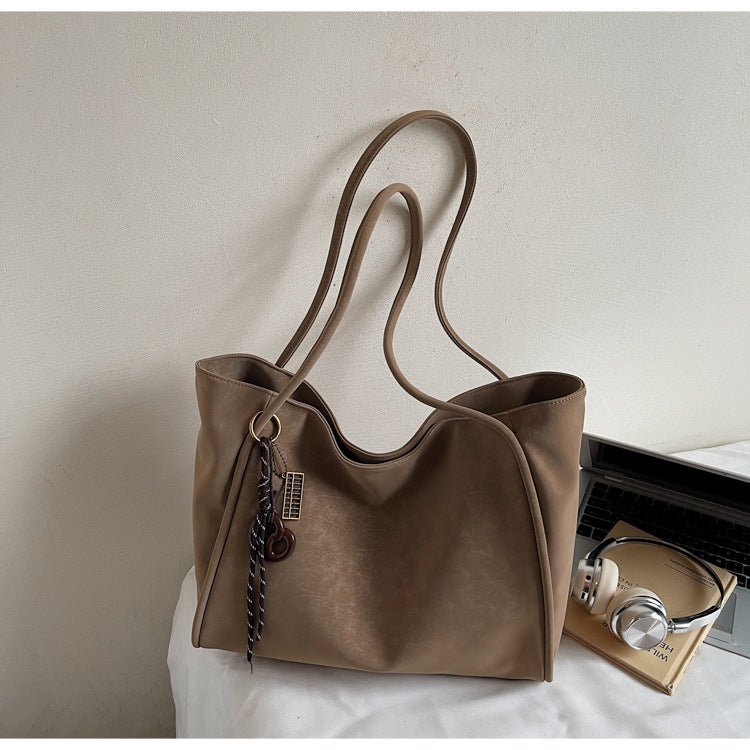 Retro-style Fashionable Minimalist Womens Shoulder Bag THRU7