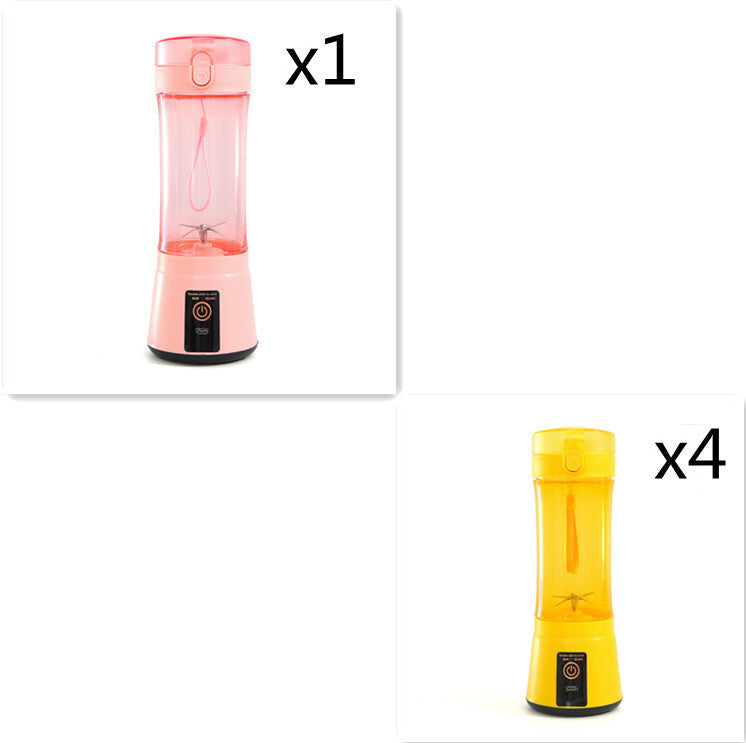 Portable Electric Fruit Juicer Wireless USB Rechargeable Mini Mixer Multifunction Summer Smoothie Blender Machine Kitchen Supplies THRU7
