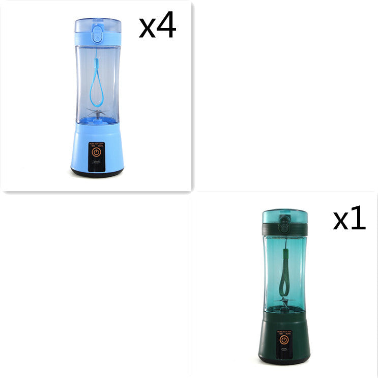 Portable Electric Fruit Juicer Wireless USB Rechargeable Mini Mixer Multifunction Summer Smoothie Blender Machine Kitchen Supplies THRU7