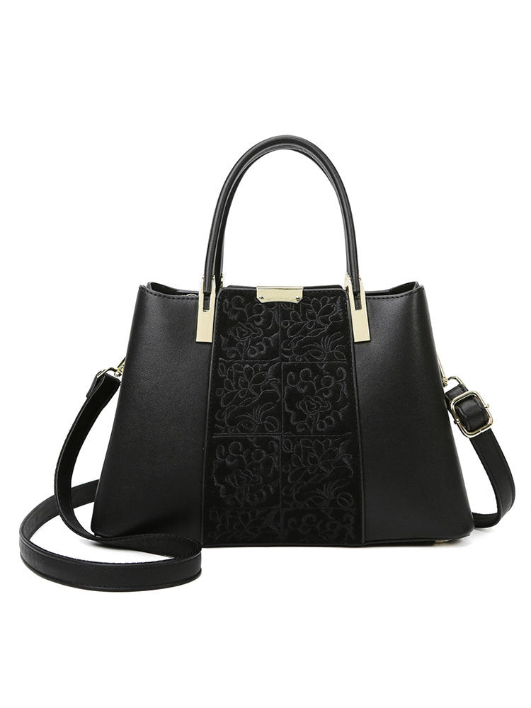 Womens Stylish High-Capacity Shoulder And Crossbody Bag THRU7