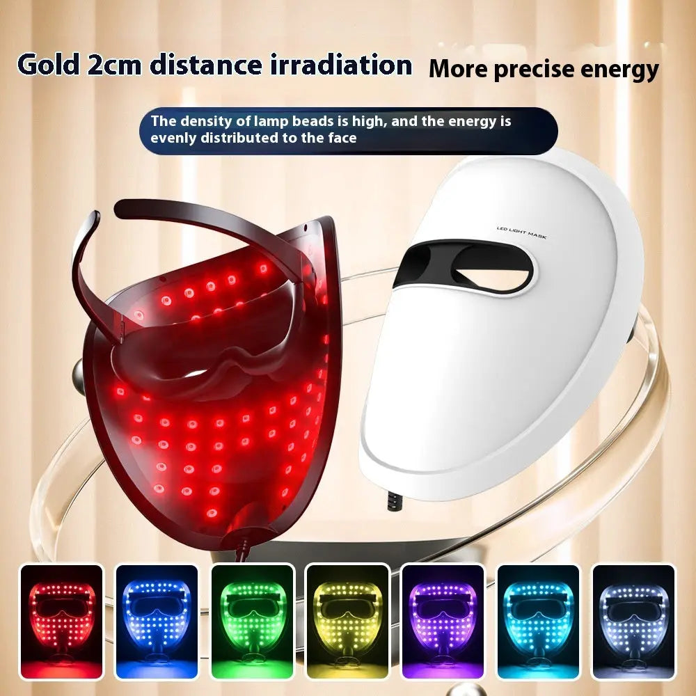 Rechargeable Mask Face LED Color Light Domestic Beauty Apparatus THRU7