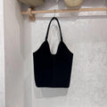 Deer-skin Suede Bucket BagAutumnwinter Underarmshoulder Bag For Women THRU7