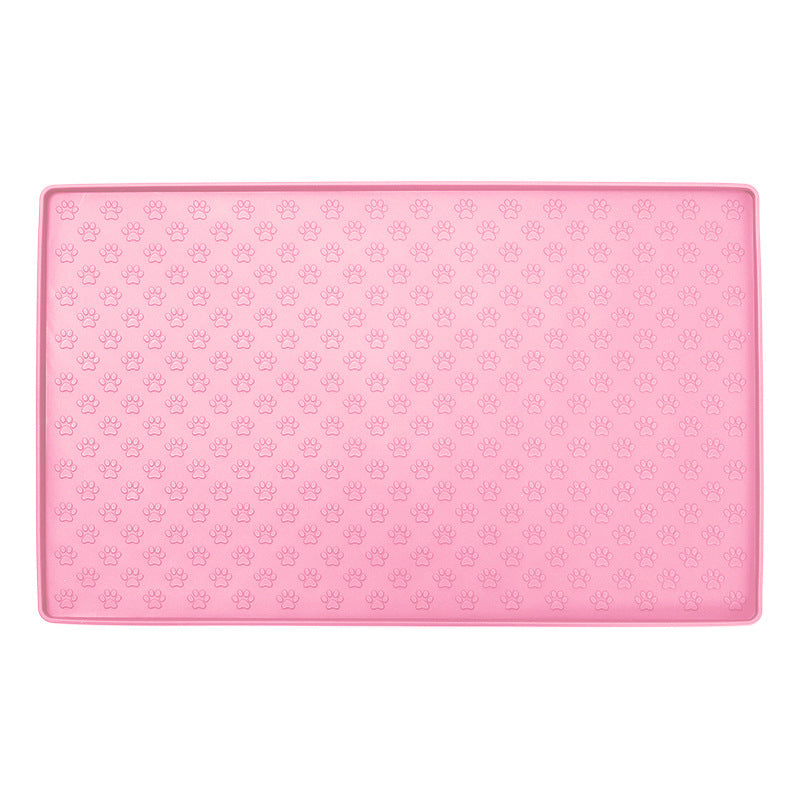 Spot Pet Mat, Waterproof And Easy To Clean Silicone Dog Mat, Cat Mat, Square Pet Placemat, Pet Supplies THRU7