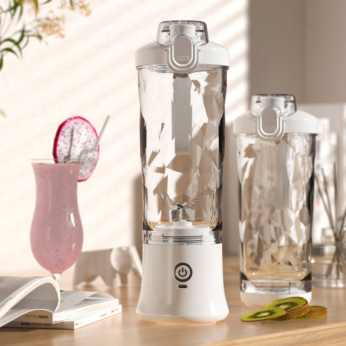 Portable Blender Juicer Personal Size Blender For Shakes And Smoothies With 6 Blade Mini Blender Kitchen Gadgets THRU7