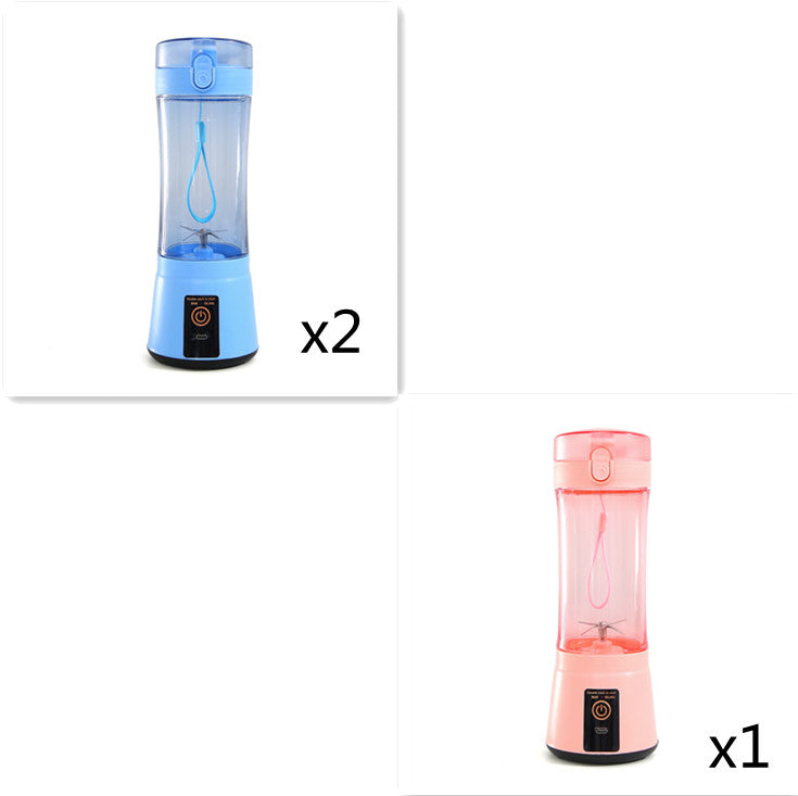 Portable Electric Fruit Juicer Wireless USB Rechargeable Mini Mixer Multifunction Summer Smoothie Blender Machine Kitchen Supplies THRU7
