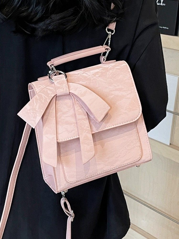 Bow-knot Backpack For Women Trendy And Fashionable Design THRU7