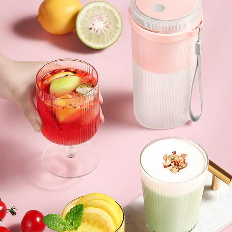 Multi-Function Portable Blender Electric Juicer Cup Sports Bottle Fruit Blender USB Rechargeable Smoothie Blender Fruits Juicer Extractor THRU7