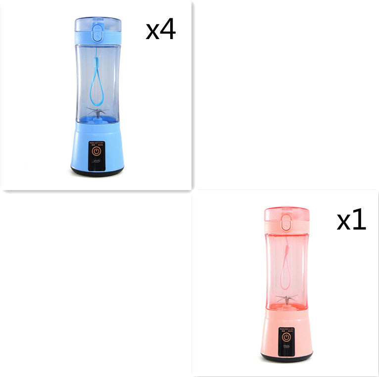 Portable Electric Fruit Juicer Wireless USB Rechargeable Mini Mixer Multifunction Summer Smoothie Blender Machine Kitchen Supplies THRU7