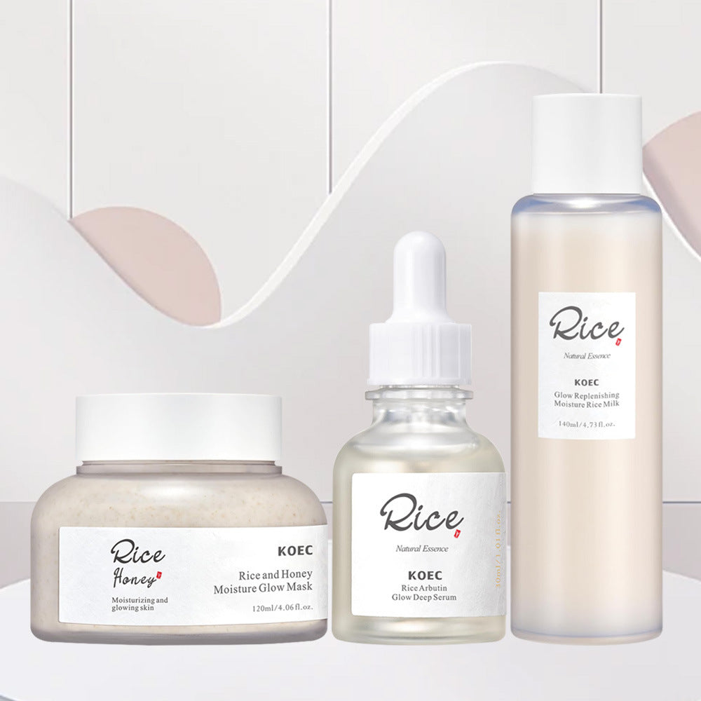 Honey Facial Skin Care Three-piece Moisturizing Care THRU7