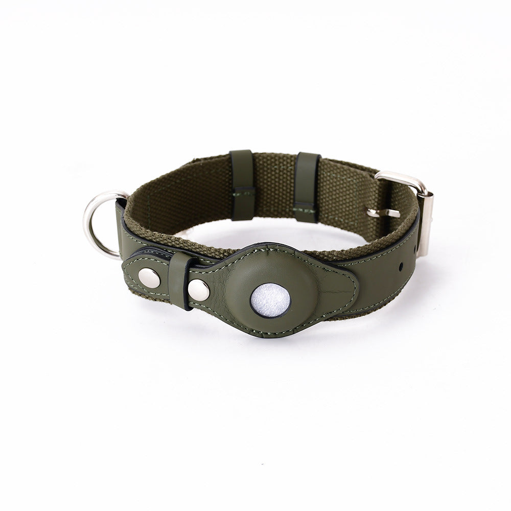 Airtag Pet Collar Tracker Protective Cover Leather Collar THRU7