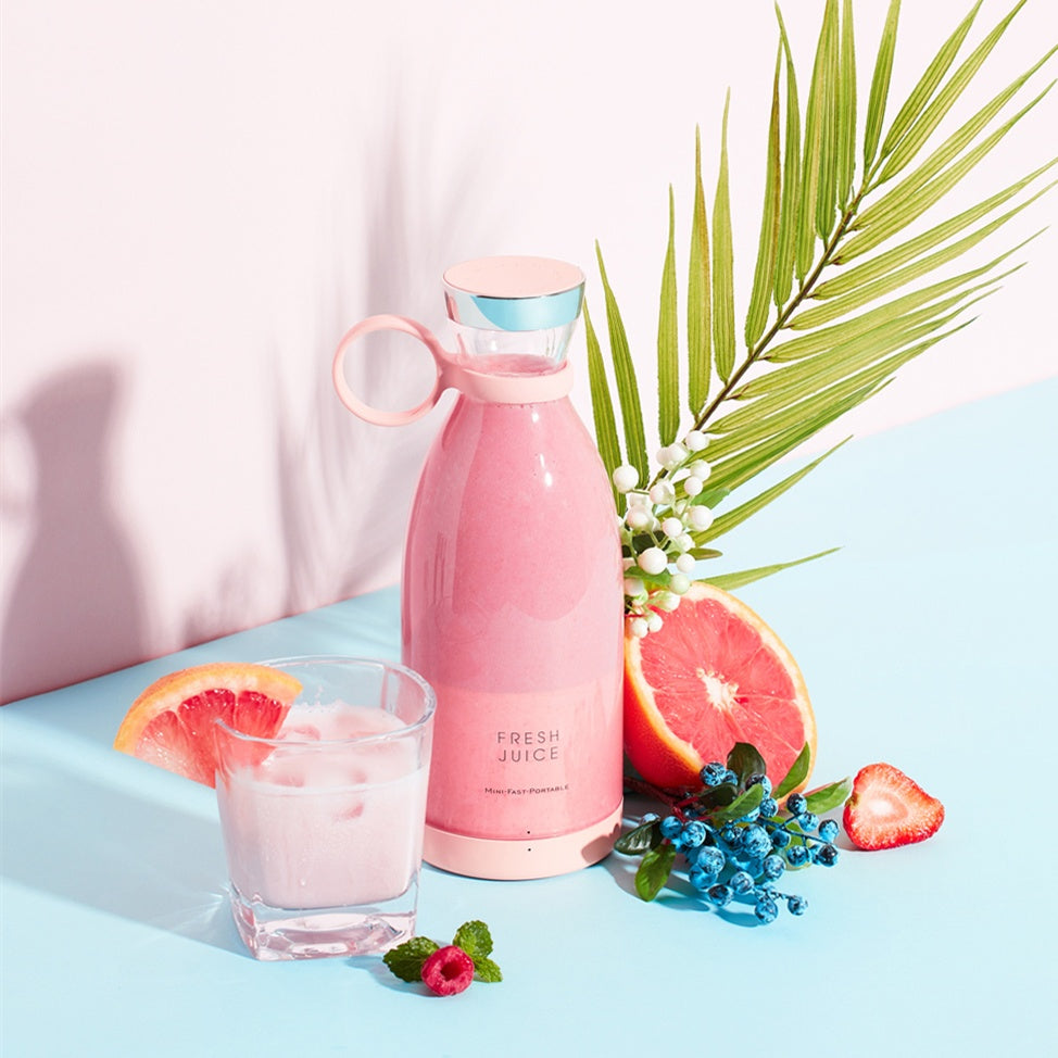 350ML Electric Juicer Blender Mixer USB Rechargeable Machine Household Portable Blender Maker Cup Kitchen Tool Kit THRU7
