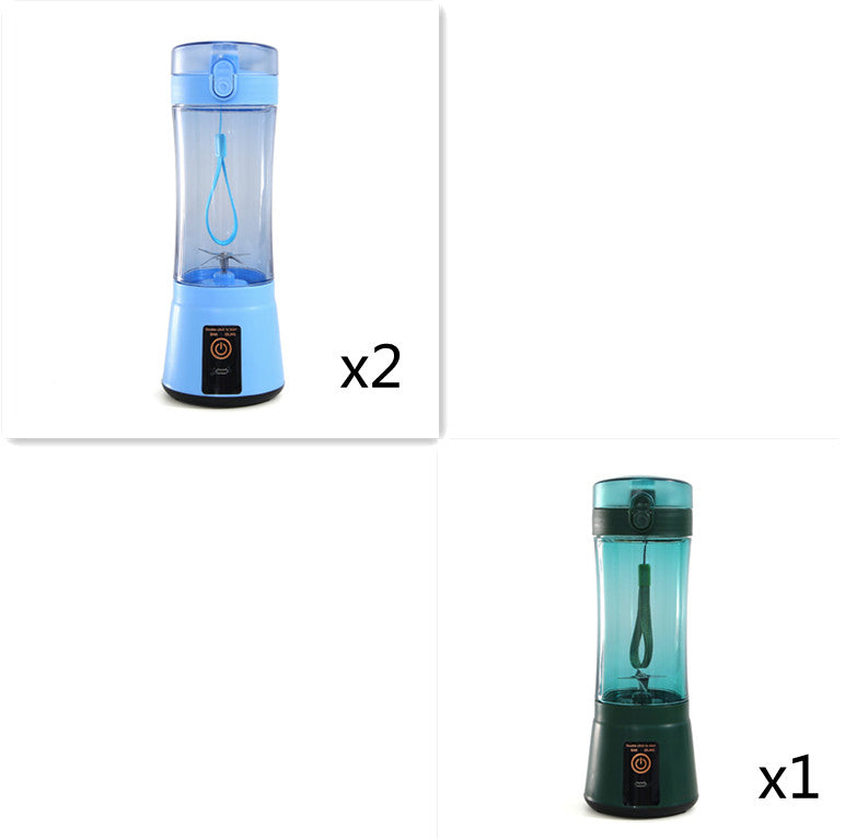 Portable Electric Fruit Juicer Wireless USB Rechargeable Mini Mixer Multifunction Summer Smoothie Blender Machine Kitchen Supplies THRU7