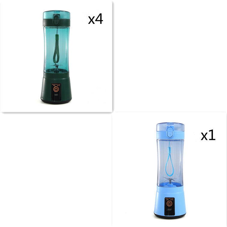 Portable Electric Fruit Juicer Wireless USB Rechargeable Mini Mixer Multifunction Summer Smoothie Blender Machine Kitchen Supplies THRU7