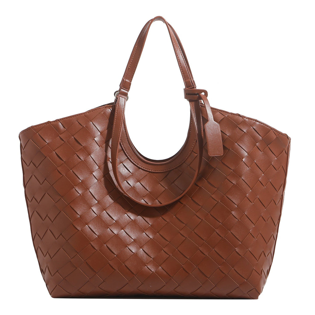 Womens Niche Fashion Commuter Large-Capacity Shoulder Under-Arm Bag THRU7