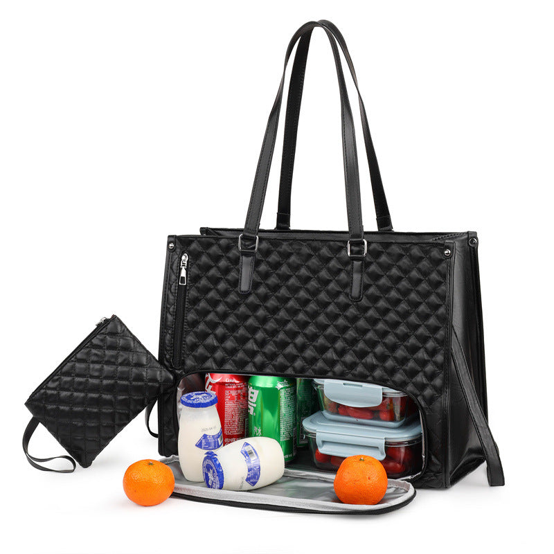 2in1 Tote And Lunch Bag Combo  Extra-large Tote THRU7