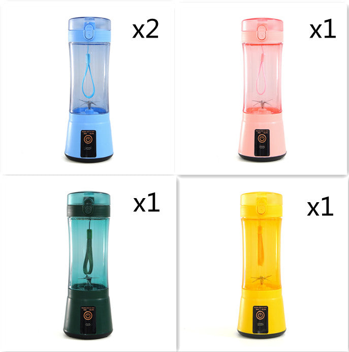 Portable Electric Fruit Juicer Wireless USB Rechargeable Mini Mixer Multifunction Summer Smoothie Blender Machine Kitchen Supplies THRU7