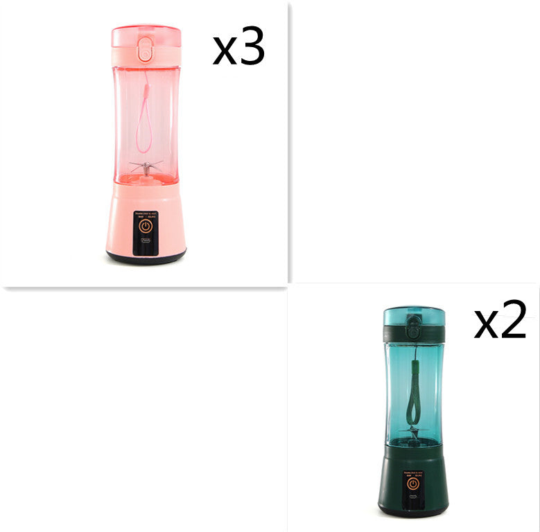 Portable Electric Fruit Juicer Wireless USB Rechargeable Mini Mixer Multifunction Summer Smoothie Blender Machine Kitchen Supplies THRU7