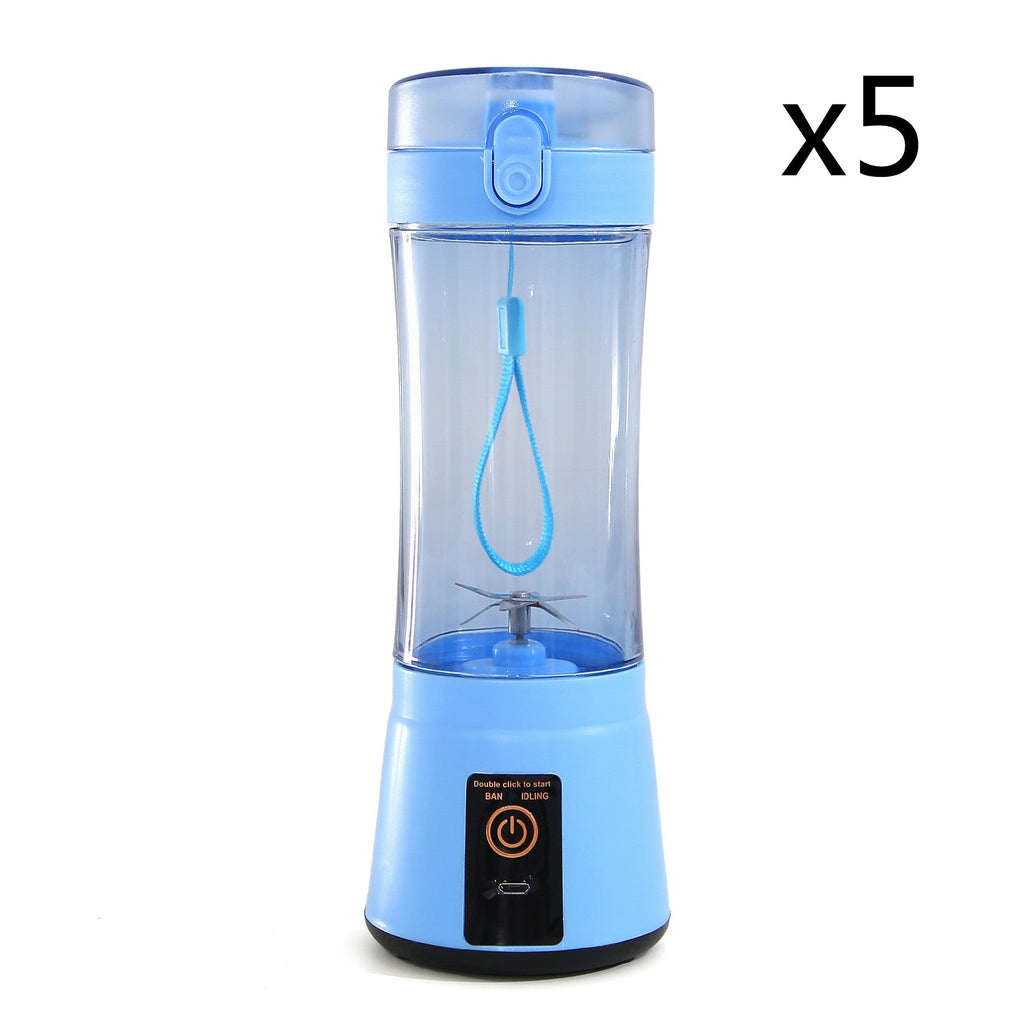 Portable Electric Fruit Juicer Wireless USB Rechargeable Mini Mixer Multifunction Summer Smoothie Blender Machine Kitchen Supplies THRU7