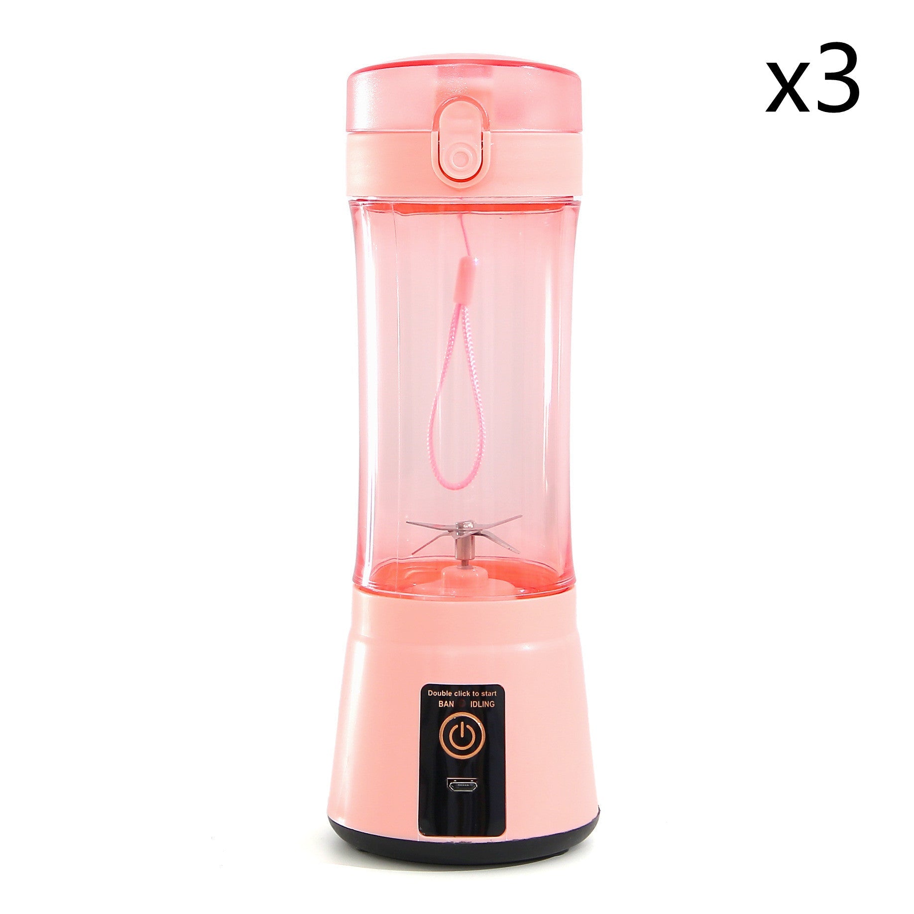 Portable Electric Fruit Juicer Wireless USB Rechargeable Mini Mixer Multifunction Summer Smoothie Blender Machine Kitchen Supplies THRU7