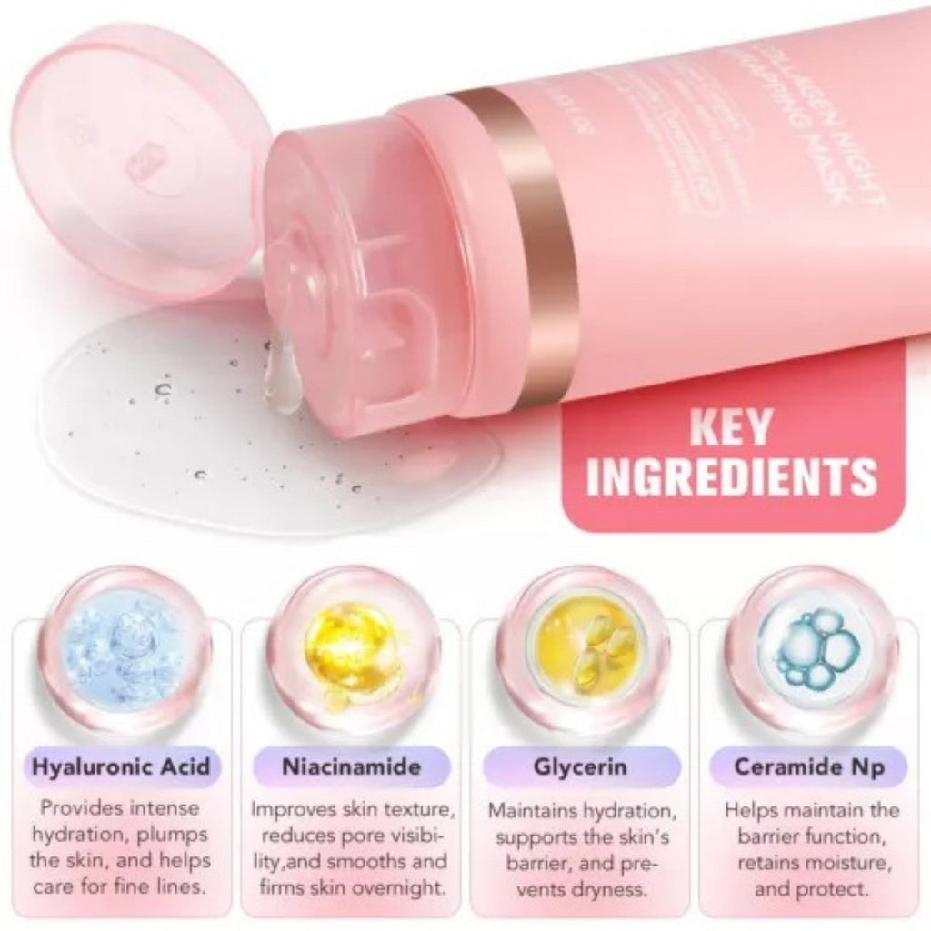 Collagen Night Packaging Facial Mask THRU7