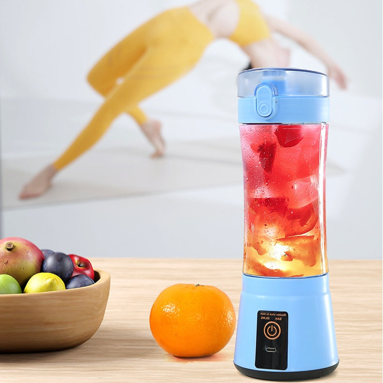 Portable Electric Fruit Juicer Wireless USB Rechargeable Mini Mixer Multifunction Summer Smoothie Blender Machine Kitchen Supplies THRU7