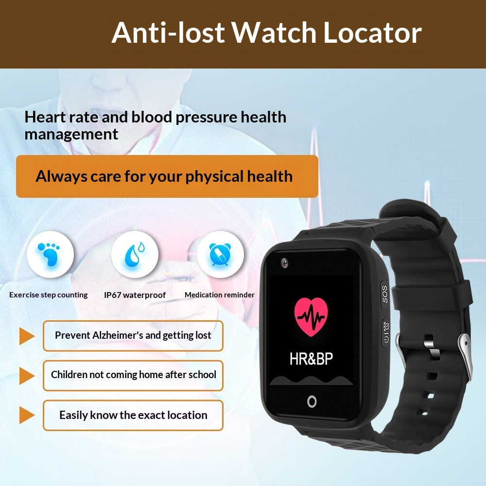 Health Monitoring Gps Tracker Smart Watch THRU7