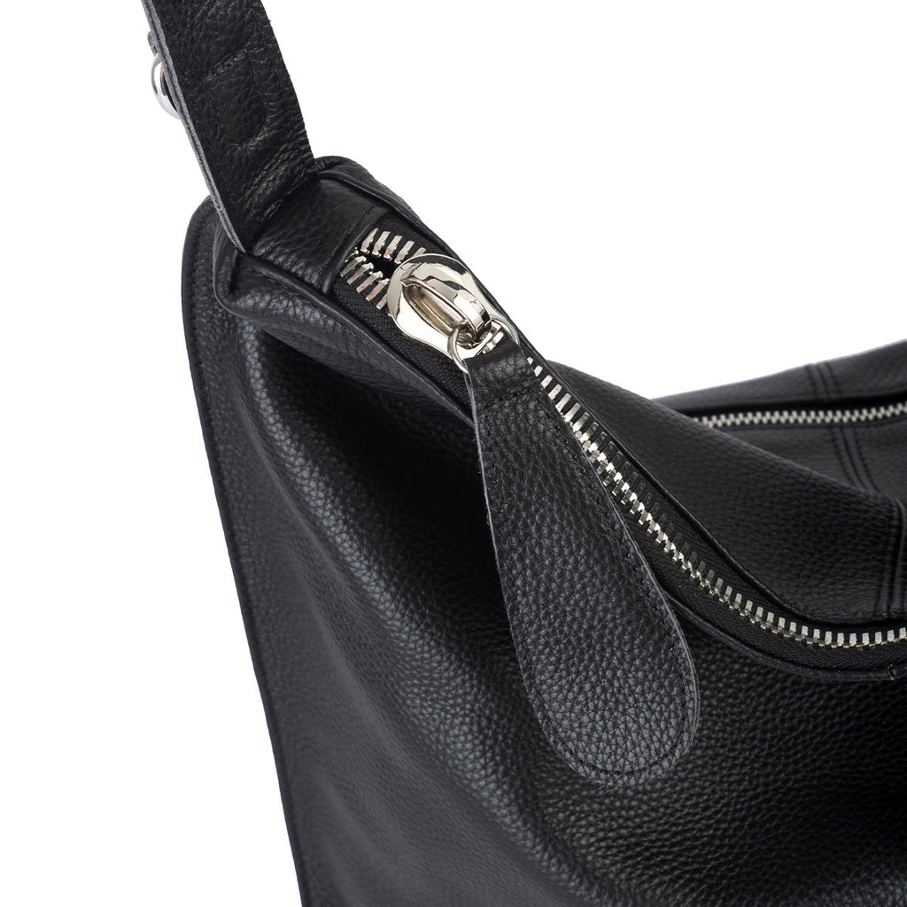 Large Capacity Leather Womens Shoulder Bag THRU7