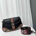 Retro Chinese-style Embroidered Crossbody Bag For Women THRU7