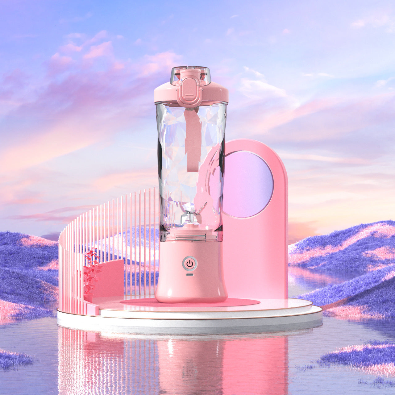 Portable Blender Juicer Personal Size Blender For Shakes And Smoothies With 6 Blade Mini Blender Kitchen Gadgets THRU7