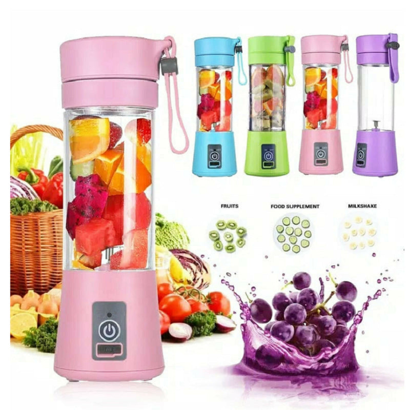 Portable Blender With USB Rechargeable Mini Kitchen Fruit Juice Mixer Home Simple Portable Electric Mini Juicer THRU7