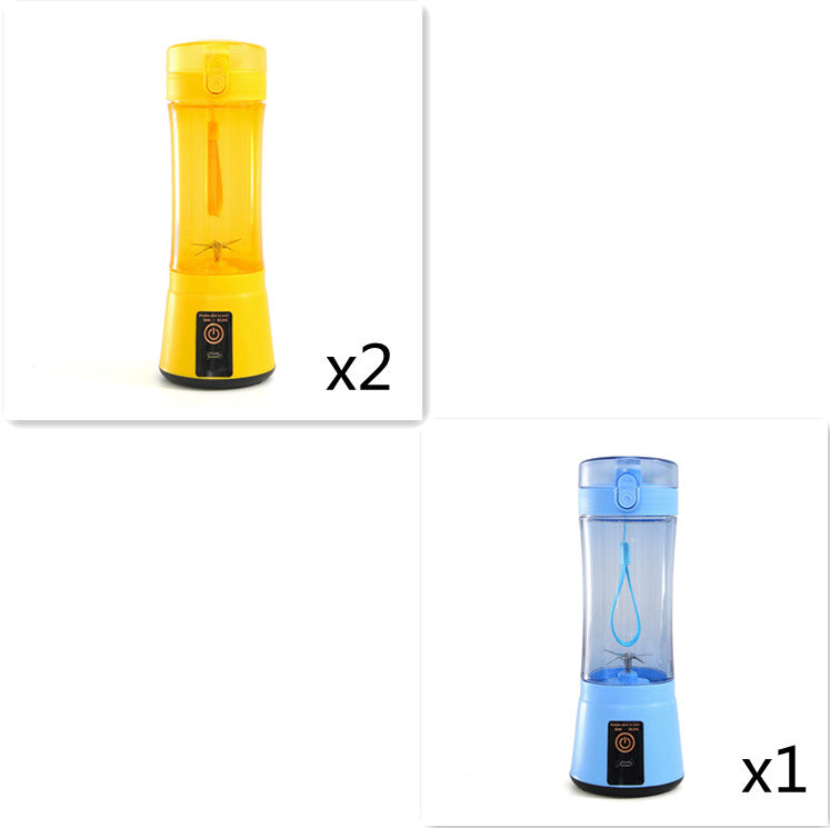 Portable Electric Fruit Juicer Wireless USB Rechargeable Mini Mixer Multifunction Summer Smoothie Blender Machine Kitchen Supplies THRU7