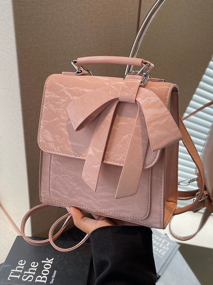Bow-knot Backpack For Women Trendy And Fashionable Design THRU7