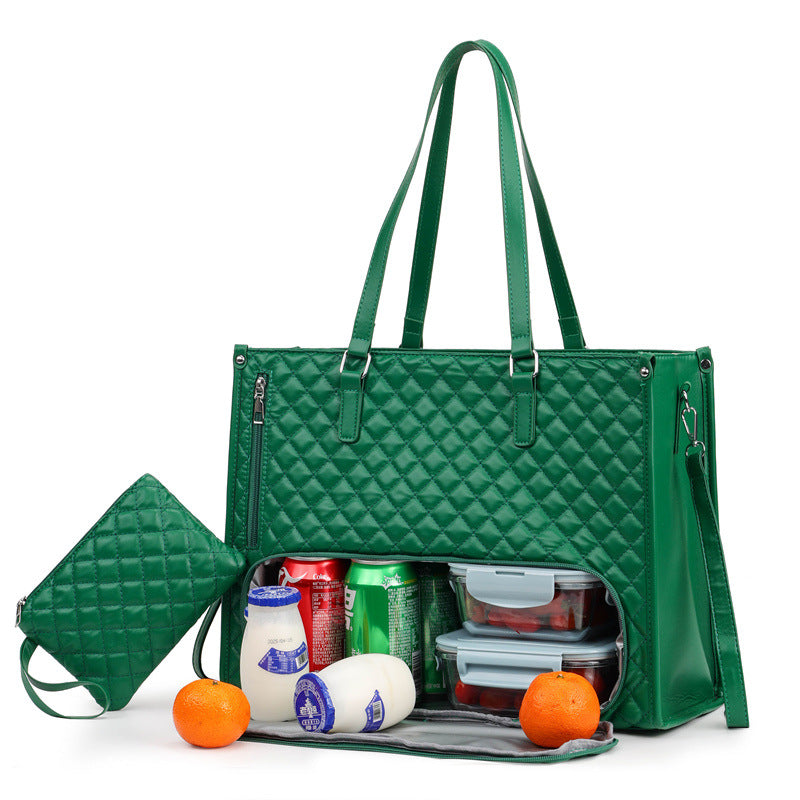 2in1 Tote And Lunch Bag Combo  Extra-large Tote THRU7