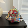 New Lightweight Womens Backpack With Ethnic-style Tassels THRU7