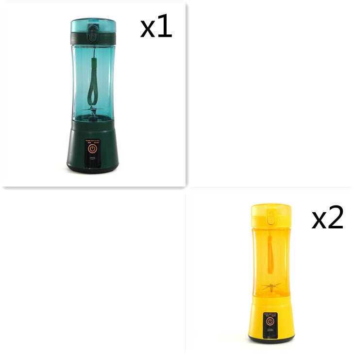 Portable Electric Fruit Juicer Wireless USB Rechargeable Mini Mixer Multifunction Summer Smoothie Blender Machine Kitchen Supplies THRU7