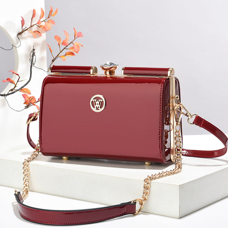 Niche Trendy Diamond-quilted Shoulder Bag With A Premium Texture THRU7