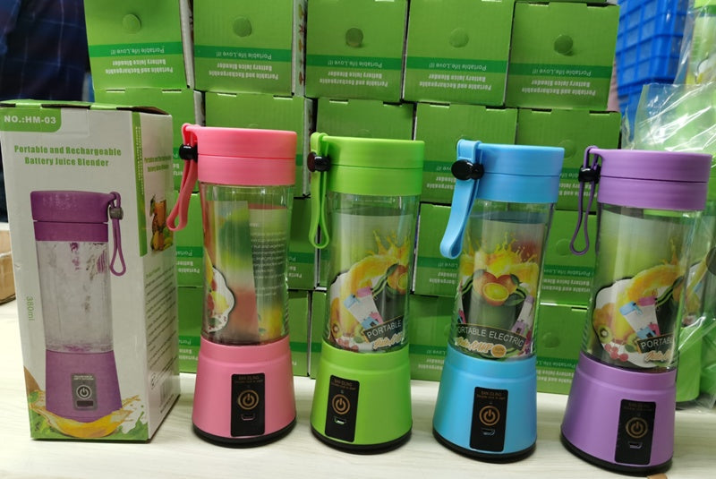 Portable Blender With USB Rechargeable Mini Kitchen Fruit Juice Mixer Home Simple Portable Electric Mini Juicer THRU7