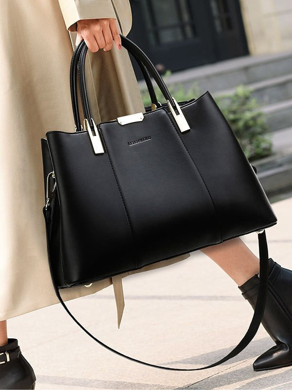 Womens Stylish High-Capacity Shoulder And Crossbody Bag THRU7