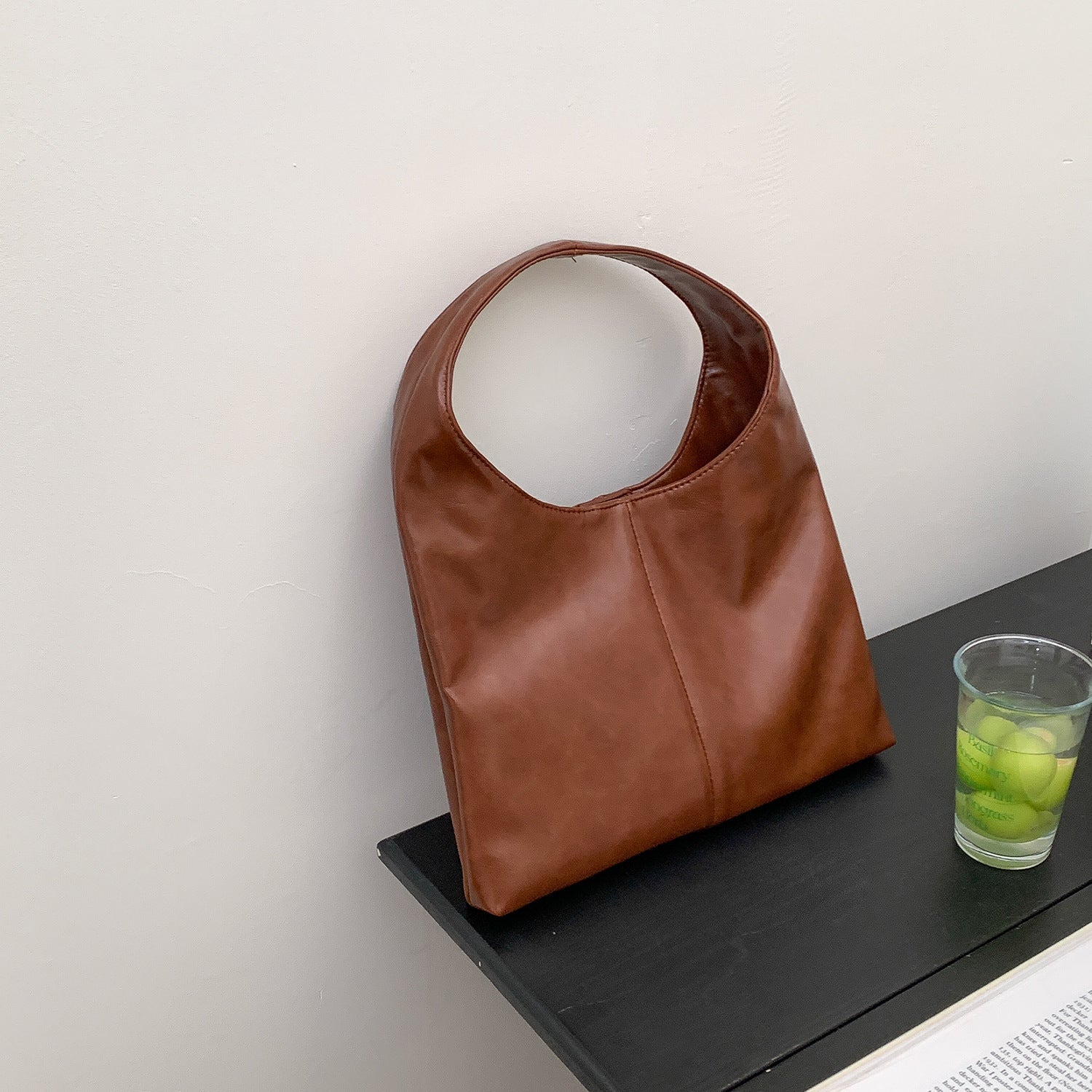 Large Capacity Soft Leather Handbag For Women THRU7