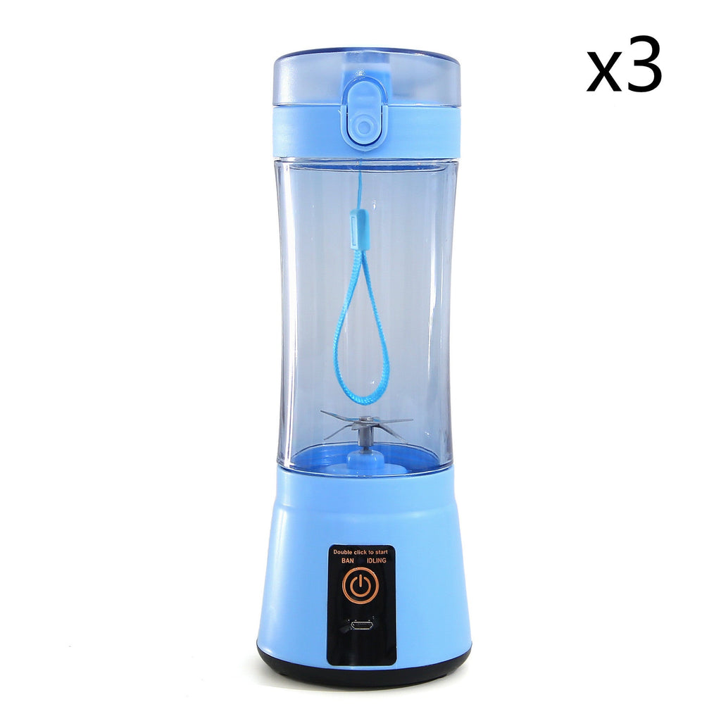 Portable Electric Fruit Juicer Wireless USB Rechargeable Mini Mixer Multifunction Summer Smoothie Blender Machine Kitchen Supplies THRU7