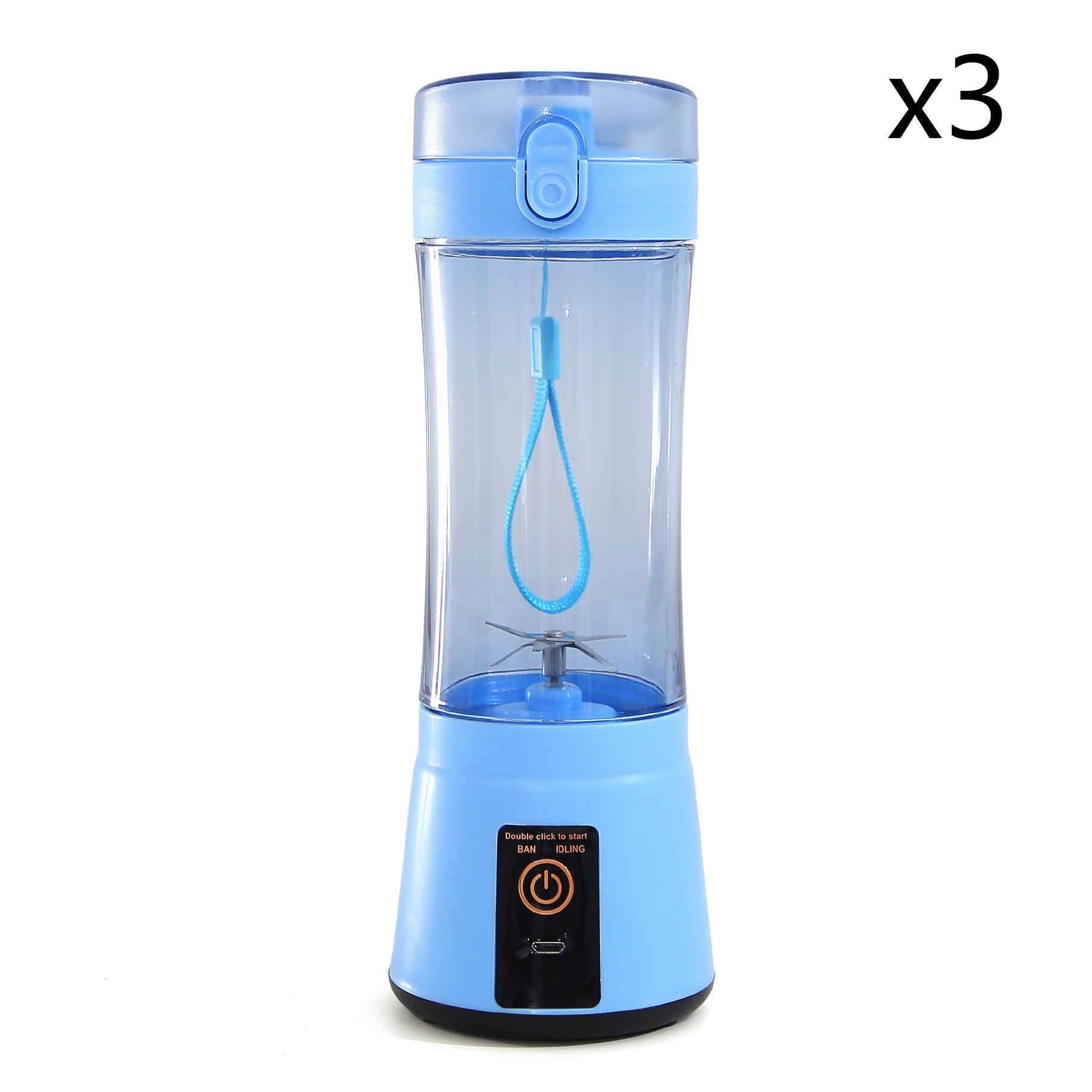 Portable Electric Fruit Juicer Wireless USB Rechargeable Mini Mixer Multifunction Summer Smoothie Blender Machine Kitchen Supplies THRU7