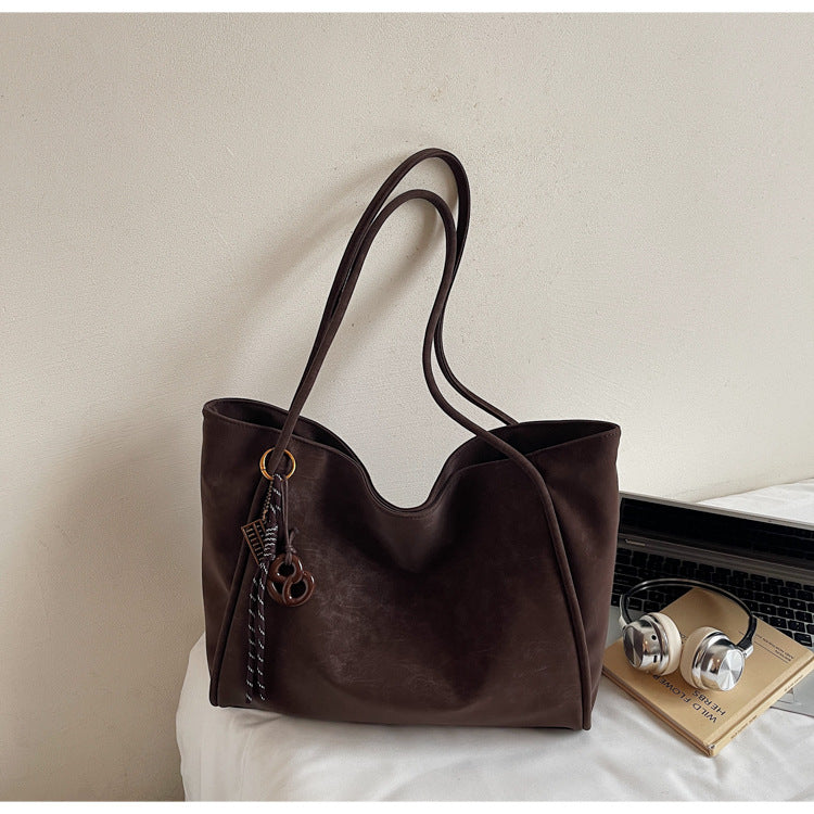 Retro-style Fashionable Minimalist Womens Shoulder Bag THRU7