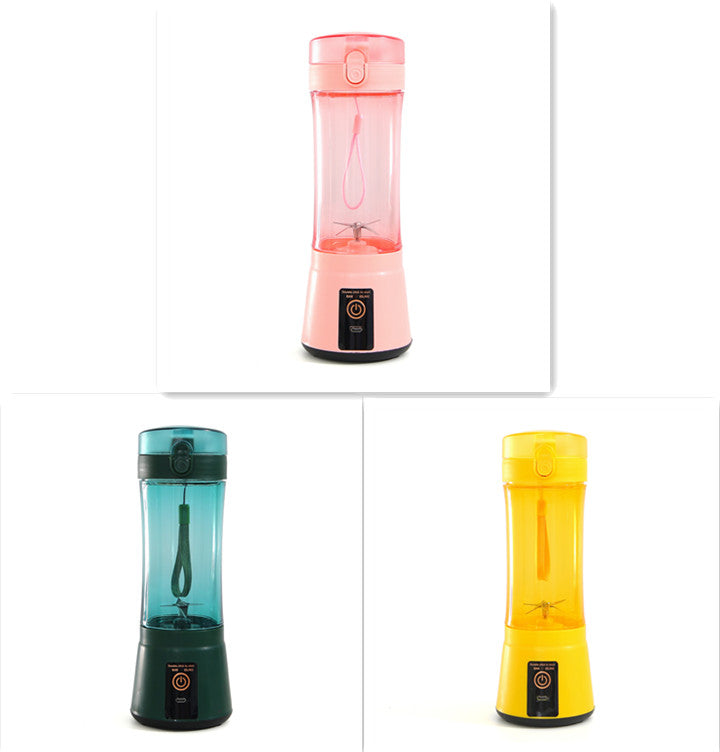 Portable Electric Fruit Juicer Wireless USB Rechargeable Mini Mixer Multifunction Summer Smoothie Blender Machine Kitchen Supplies THRU7