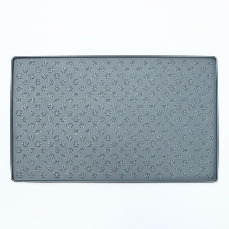 Spot Pet Mat, Waterproof And Easy To Clean Silicone Dog Mat, Cat Mat, Square Pet Placemat, Pet Supplies THRU7