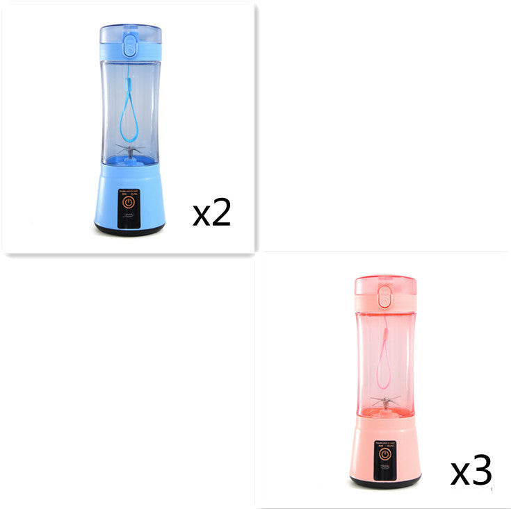 Portable Electric Fruit Juicer Wireless USB Rechargeable Mini Mixer Multifunction Summer Smoothie Blender Machine Kitchen Supplies THRU7
